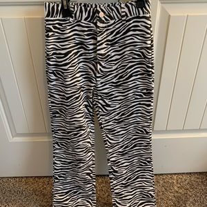 zebra pants